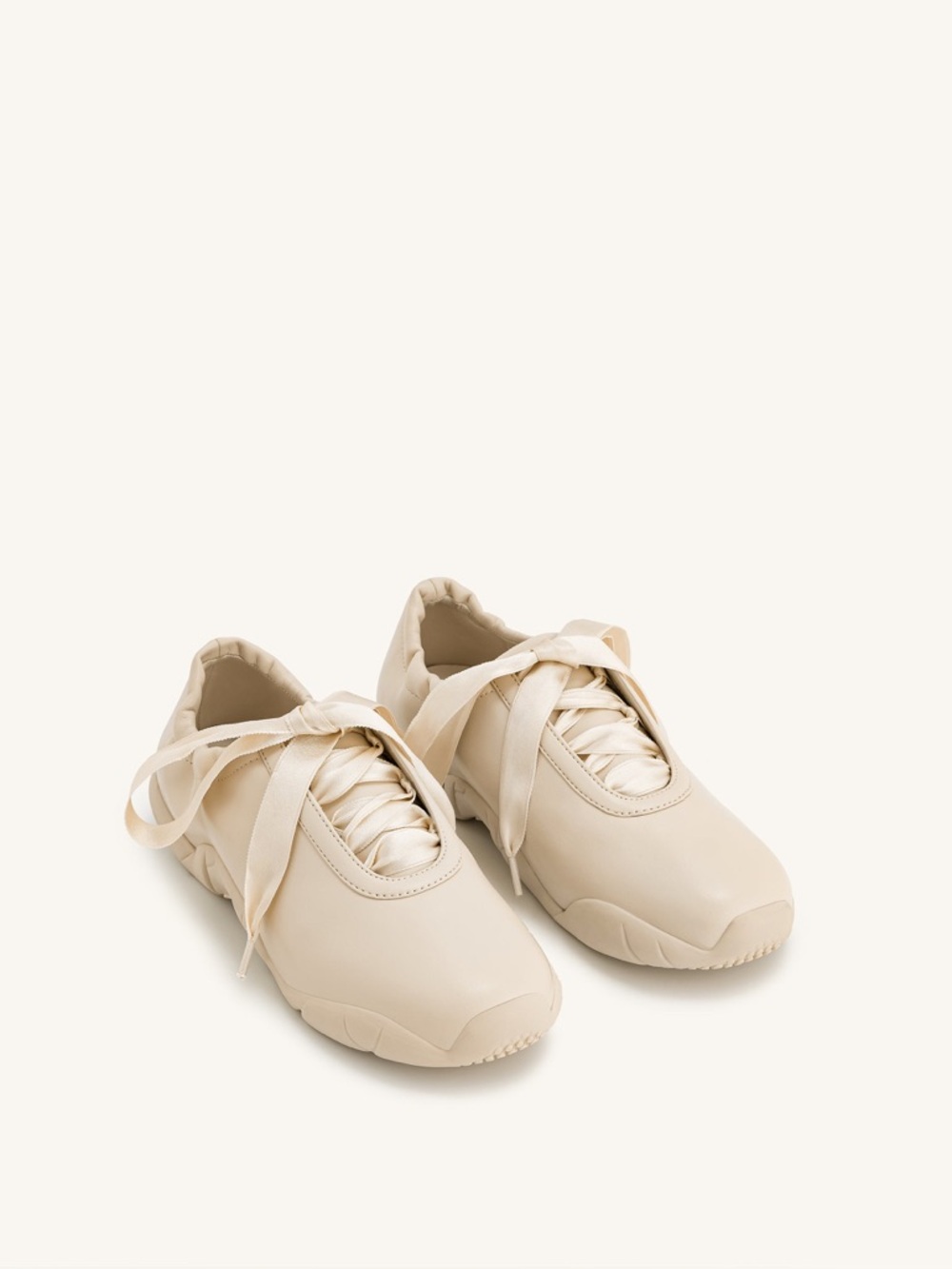 JW PEI Like New‎ Flavia Ballerina Sneakers Apricot Size 10 / 41